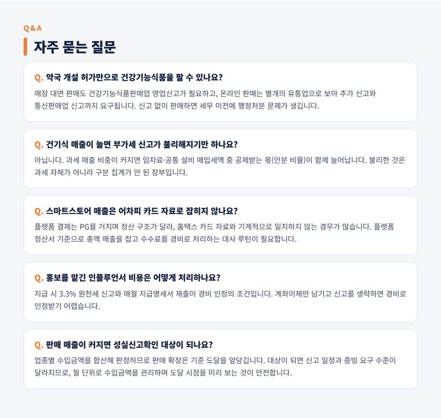 약국 세무사 자주 묻는 질문
